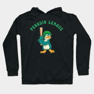 Penguin baseball league Hoodie